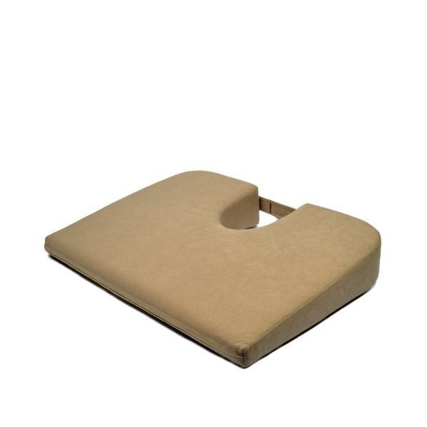 Extra Firm Tush Cush Car Computer Airplane Travel Seat Cushion Tan