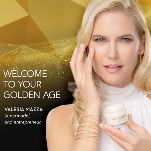 Cicatricure Gold Lift Night Cream, Anti Aging Facial Moisturizer, Hydrating Skin Care with Gold, Calcium & Silicon to Lift and Tighten Face Contour Overnight, 1.7 Ounce