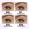 GAQQI Bottom Lash Clusters Natural Bottom Lashes Clear Band, DIY Lash Extensions Lower Lashes, Soft & Comfortable Thin Band Bottom Eyelashes 2 Style Mixed Natural or Thick 6mm 48pcs(B36+B38)
