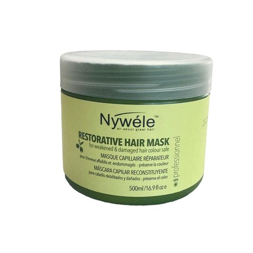 Nywele Restorative Hair Mask, 16.9 oz (500 ml) with Olive Oil - Moisturizing