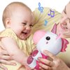 iPlay, iLearn Baby Unicorn Musical Toys, Newborn Girls Gift, Soft Plush Stuffed Animal, Infant Light Music Time, 1st Birthday Stocking Basket Stuffer 0 1 2 3 6 9 12 18 Month Age 1-3 Toddlers Boys