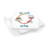 30 Pk, Coffee to Wine is the "Circle of Life" Cocktail 3-Ply Paper Party Napkins for Brunch Parties, Girls Night, and Book Clubs