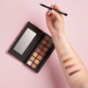 W7 Romanced Eyeshadow Palette - 12 Natural, Pink Nude Colors - Flawless Long-Lasting Makeup