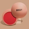 Bossy Cosmetics Extremely Bossy By Nature Buttery Blush - Deeply Pigmented, Infused with Kaolin Clay, Macadamia Oil, Squalane (Perseverance - Bright Red)
