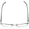 Foster Grant mens Chip Glasses Reading Glasses, Gunmetal/Transparent, 59 mm US