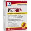 Quality Choice Maximum Strength Flu High Blood Pressure (HBP), Pain Reliever and Fever Reducer, Antihistamine & Cough Suppressant, Decongestant Free, for People with High Blood Pressure, 20 Count