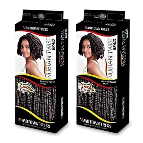 Motown Tress (Nubian Twist Braid - 2 Packs) - Synthetic Braiding Hair in 2