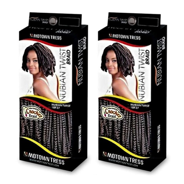 Motown Tress (Nubian Twist Braid - 2 Packs) - Synthetic Braiding Hair in 2