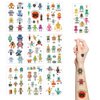 Robot Temporary Tattoo for Kids,10 Sheets Cute Cartoon Robot Stickers for Kids, Waterproof Fake Tattoos for Birthday Party Favors Goodie Bags Stuffers Party Fillers