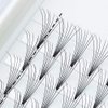 120pcs 8-18MM to choose 7D Volume Fans Eye Lashes Extensions Thickness 0.07mm, D Curl, Grafting Nature Long Individual False Eyelashes Makeup Black Soft Fake Eye Lashes Clusters (10MM)