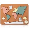 Mr. Pen- Silicone World Map Puzzle, 11.5” x 8.2”, Puzzle for Kids, World Puzzle, Puzzle Kids, Puzzles Kids, Childrens Puzzles, Floor Puzzle, Floor Puzzles for Kids