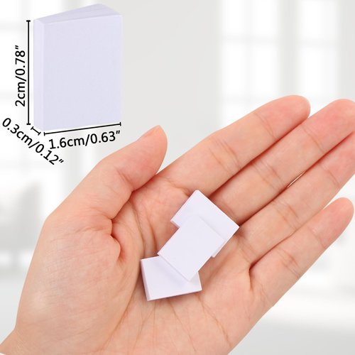 80 Pieces Mini Books Blank Dollhouse Books Miniature Books for Dollhouse Mini Library Miniature Bookshelf Tiny Books for DIY Crafts