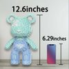 VIIOVOIIV Blue Bear Brick Micro Building Blocks Set(4500Pieces) Music Bear Building Blocks Gift for Adult and Kid
