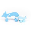 Big & Little Whale Push Toy by Jack Rabbit Creations- 2 in 1 Wooden Roller Animals- STEM Toys for Toddlers Develops Coordination- Ages 18 Months+