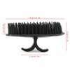 Segbeauty 2pcs Scalp Massage Shampoo Brush, Massage Hair Brush Floriated Shower Comb for Deep Cleaning Hair Men’s Hand Brush Growth Beard Brush Pet Grooming Brushes (Black)