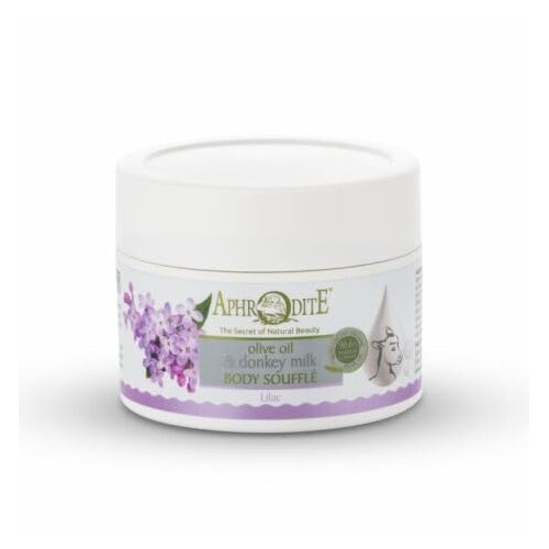 SEASATIONALS Aphrodite Olive Oil & Donkey Milk Body Soufflé, with Lilac, 8 fl oz