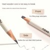 Novo Dual-Ended Waterproof Eyebrow Pencil - Angled Tip for Hair-like Strokes & Precise Shaping, Built-in Spiral Brush, Smudge-Proof, Long-Lasting Brow Pen for Defined, Natural Brows