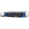 Case WR XX Pocket Knife Navy Blue Bone Trapper Item #2800 - (6254 SS) - Length Closed: 4 1/8 Inches