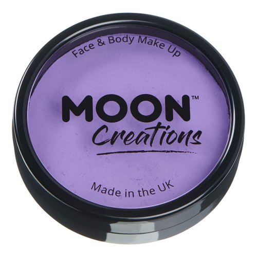 Pro Face & Body Paint Cake Pots by Moon Creations - Lilac - Professional Water Based Face Paint Makeup for Adults, Kids - 1.26oz