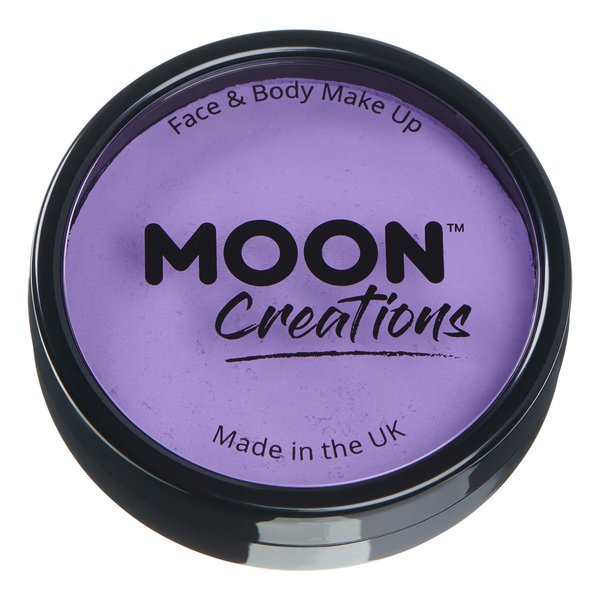 Pro Face & Body Paint Cake Pots by Moon Creations - Lilac - Professional Water Based Face Paint Makeup for Adults, Kids - 1.26oz