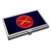 ExpressItBest Business Card Holder - US Army Field Artillery, branch plaque