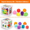 Montessori Baby Toys 6-12-18 Months, Infant Pull String Stacking Cups Shape Sorter Blocks Toy 6 7 8 9 10 11 12 M+ Sensory Development Learning Toy 6-9 9-12 Months Birthday Gift for 1 Year Old Boy Girl