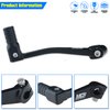 MCHMFG Folding Gear Shifter Shift Lever CNC Aluminum Gear Shifter Shift Lever for XR50 XR80 CRF50 CRF70 50cc-125cc Pit Dirt Bike Motorcycle (Black)