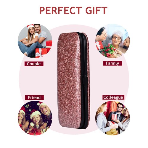 HANTEKAS Manicure Set Nail Clippers Kit 5 Pieces in 1 Stainless Steel Professional Grooming Nail Care Tools Including Nano Glass Nail Shiner Buffer File Gift for Men Husband Boyfriend Parents Women