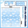 40Pcs Cloud Napkins-Cartoon Story Party Supplies Blue Sky White Clouds Disposable Paper Napkins Cloud Themed Birthday Baby Shower Decorations