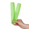 Styling Gear #303 Wide Tooth Comb Hair Detangling Comb Styling For Women, Men, Hair Stylists, Hair Comb, Wide Teeth Combs Fine Tooth Clipper Combs. 2 Piece (Light Green)