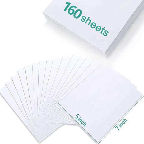 Watercolor Paper Bulk, 5x7 inches, 160 Sheets (180gsm) Artist Paper - Watercolors, Mixed Media, Drawing and Art Journaling…