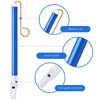 Boao 2 Pieces Slide Whistle Instrument Slide Whistle Toy Slide Whistle Party Favors with Stainless Steel Sliding Rods for Parent Interactive Games, Educational Party Favors (Blue)