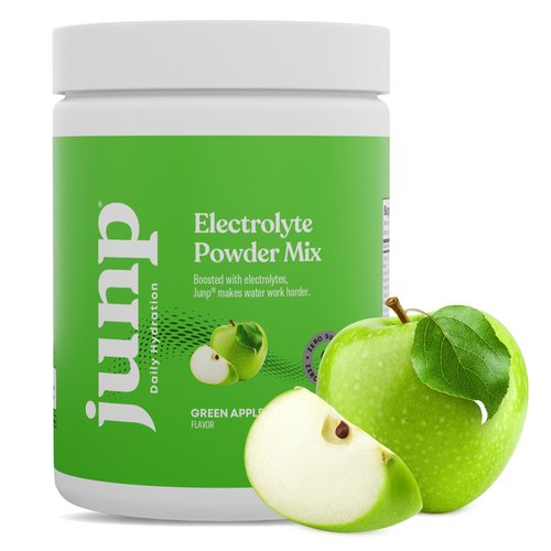 JUNP Electrolytes Powder No Sugar No Carbs, Mouthwatering Green Apple Keto Electrolyte Drink Mix, Potassium & Salt Hydration Powder Electrolytes Zero Calorie Sugar Free Electrolyte Powder, 90 Servings