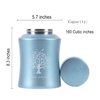 Tree of Life Urns for Human Ashes - Cremation Urns Adult for Funeral, Burial or Home - Cross Urns for Ashes Men Women - Decorative Urn for Ashes Male Female (160 Cubic inches, Blue(Tree))