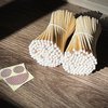 4" Classic White Tip Matches (100 Count, with Striking Stickers Included) | Decorative Unique & Fun for Your Home, Gifts, Accessories & Events | Premium Long Wood Safety Matches by Thankful Greetings