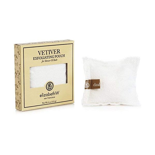 Elizabeth W Vetiver Exfoliating Bath Salts Pouch