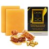 CN CANAE Face Moisturizer Facial Soap Bar with Vit C + Gold Honey Natural Anti Wrinkle & Aging Remover for Dry Skin and Pore Tightener, 1.7 oz