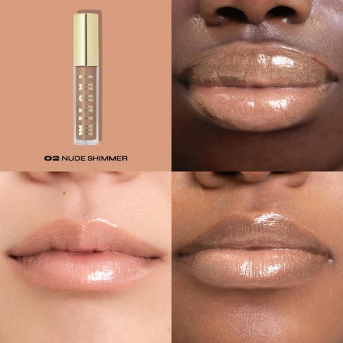 Milani Keep It Full Nourishing Lip Plumper (0.13 Fl. Oz.) Cruelty-Free Lip Gloss for Soft, Fuller-Looking Lips (Nude Shimmer)