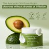 PURITO From Green Avocado Cleansing Balm 100ml / 3.38 fl. oz., Melt-In Moisture with Avocado Oil, Vegan, Cruelty-Free, Suitable for Dry Skin, Korean Skincare