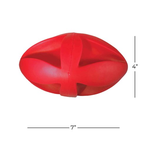 Soft-Flex Football Squeaky Dog Toy, 7-inch