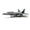 ZEZEFUFU Simulation 1:100 US F22 Raptor Stealth Fighter Model Fighter Attack Plane Military Model with Display Stand