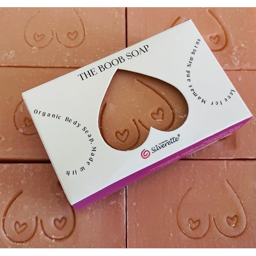 Silverette Soap for Breastfeeding Mothers, Natural Vegan Bar Soap and Fragrance-Free
