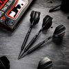 RED DRAGON Razor Edge Black 24g Tungsten Darts with Flights and Stems