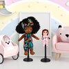 jarbins 4pcs Doll Stand Black Doll Display Support 18 Inches Action Figure Stand Reusable Doll Support Stand Dollhouse Furniture Vertical Doll Stand Supply Dolls Accessories
