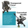 Stilnati Car Seat Rain Cover Universal Baby Stroller Accessory for Any Type of Car Seat Waterproof Compatible with Doona Stroller Protect from Dust Snow Wind 1 Pcs