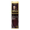 Red Premium X Bow Wow Medium Hard Hair Brush for Men 360 Wave Brush 2 Bristles In 1 Mixed Boar Brush (Wave Brush)