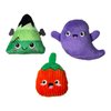 Fringe Studio Small Plush Dog Toy Set, Spooky Squad, 3 Piece Set, PetShop Collection (662130)