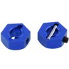 Hobbypark Aluminum 12mm Hex Wheel Hubs for Traxxas 1/10 2WD Slash, Rustler, Stampede,Hop-ups Replacement of Part 1654 3654 (4pcs) (Navy Blue)