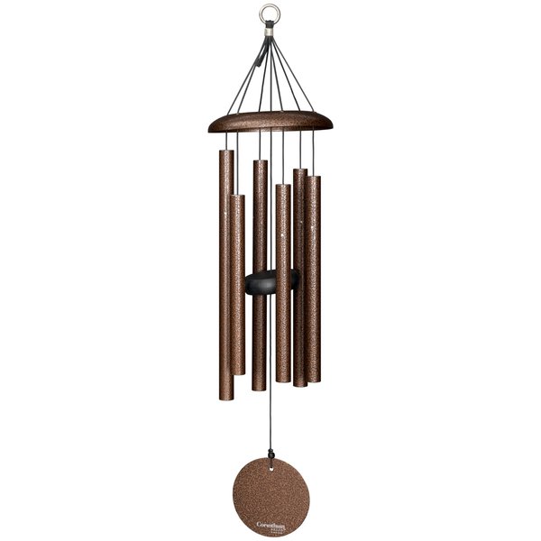 Corinthian Bells by Wind River - 27 inch Copper Vein Wind Chime for Patio, Backyard, Garden, and Outdoor Decor (Aluminum Chime) Made in The USA