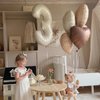 GRESATEK White Heart Balloons,10Pcs Cream White Foil Heart Shaped Balloons,18Inch Beige Helium Mylar Balloons for Valentines,Engagement,Brithday,Baby Shower,Wedding Party Decorations